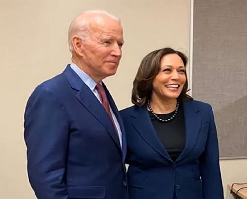 Joseph Biden y  Kamala Harris