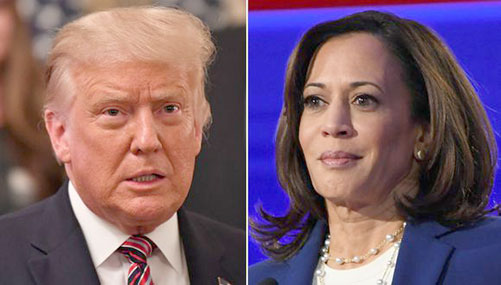 trump y kamala