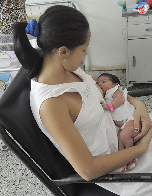 Mamá con su bebé