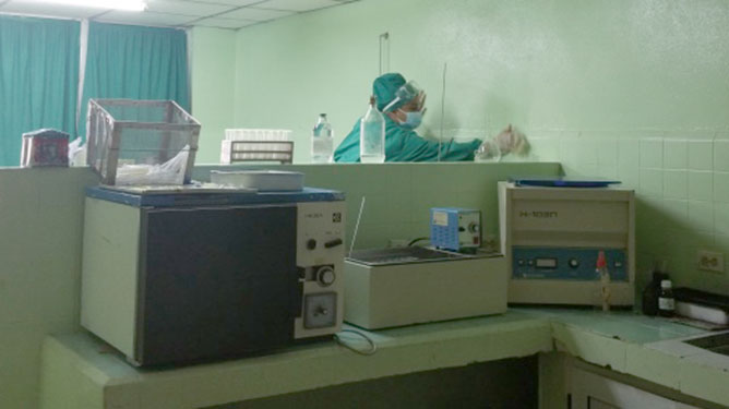 laboratorio terapia