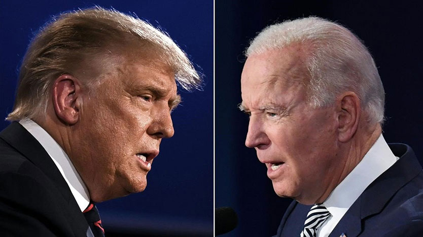 Trump y Biden 