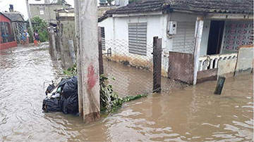 Inundaciones en Morón
