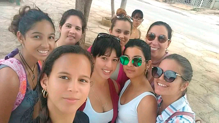 Desde mucho antes que la pandemia azotara las prácticas diarias de avileños, ya este grupo funcionaba ayudando en otras cuestiones psicológicas. Foto: Cortesía de Laira