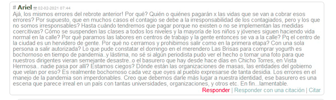 Comentario