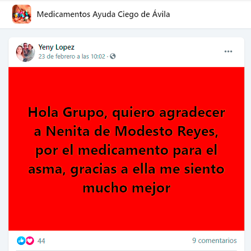 Medicamentos, post