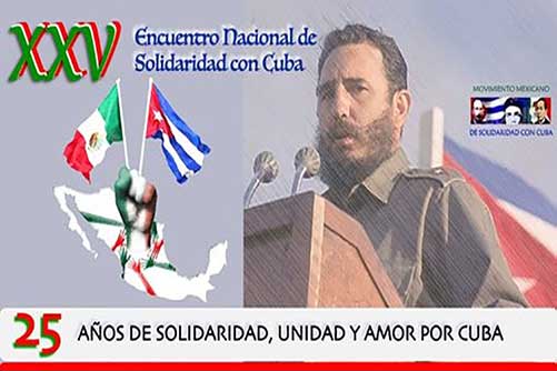 XXV Encuentro Nacional de Solidaridad con Cuba
