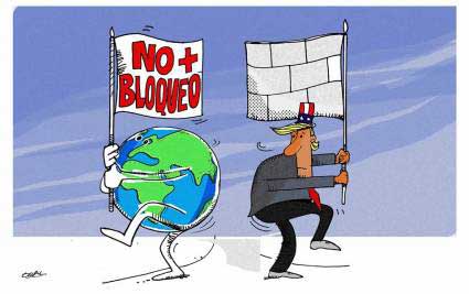 no al bloqueo