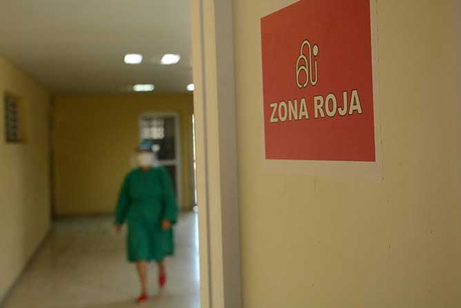 hospital zona roja