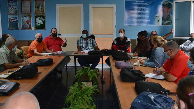 organismos y entidades coincidían en La Cuba