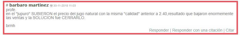 comentario