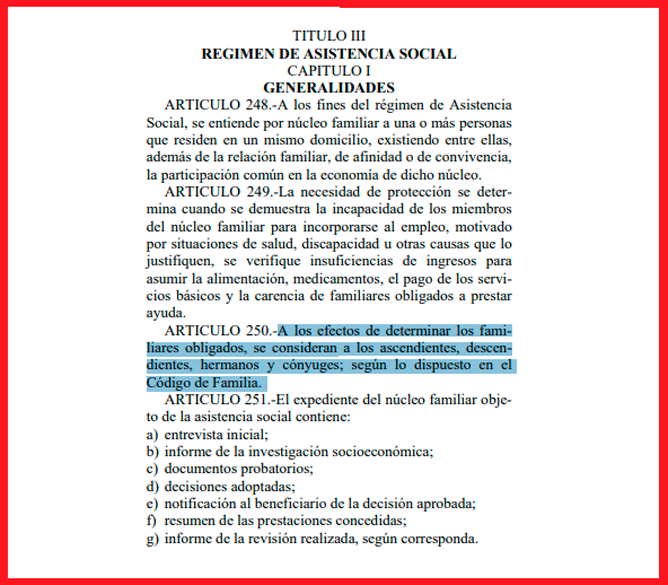 Asistencia social