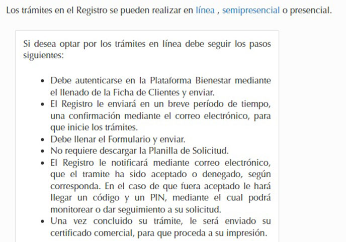  tramites linea