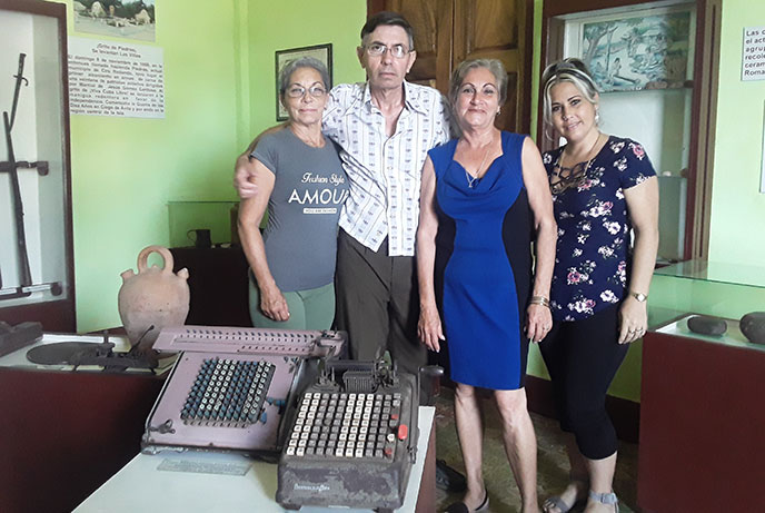 trabajadores museo