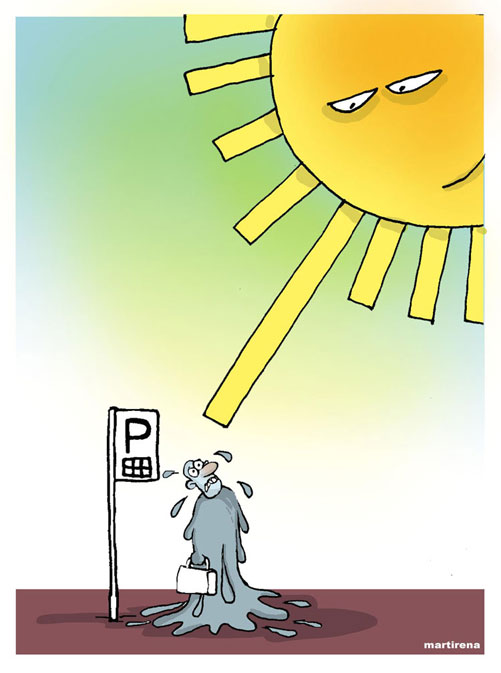 sol intenso