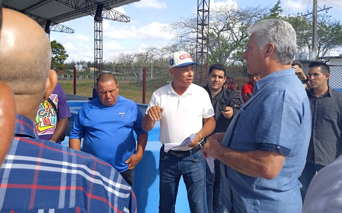 visita diaz canel moron