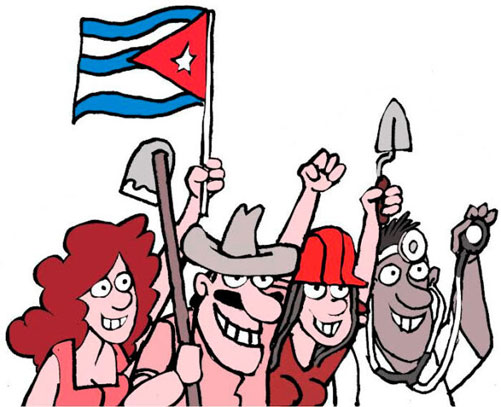 caricatura 1 mayo