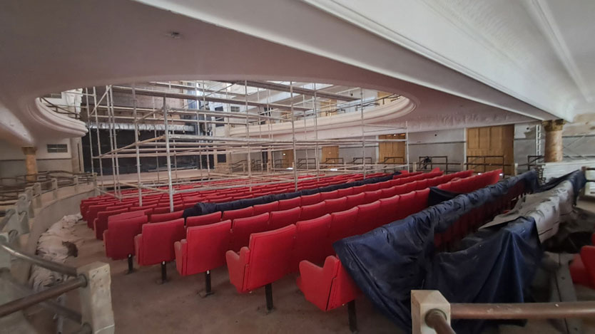 Aún sin terminar, el lunetario del Coliseo es imponente hervidero 08