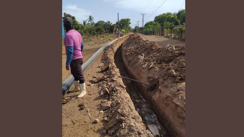 Las obras en Pedro Ballester, marcan un antes y un después para los habitantes del lugar. Foto: Facebook/Danny VG