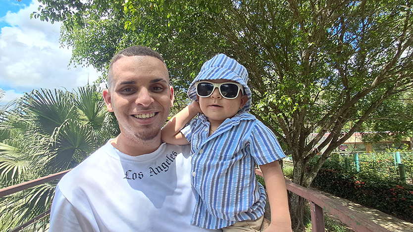 “¡Hoy salimos, Papá!”. Fotos: Damián