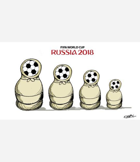 Caricatura: Copa Mundial de Fútbol Rusia 2018