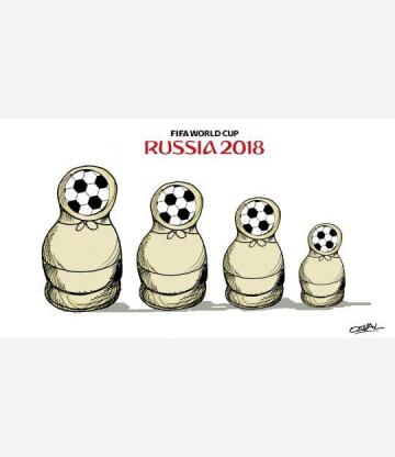 Caricatura: Copa Mundial de Fútbol Rusia 2018