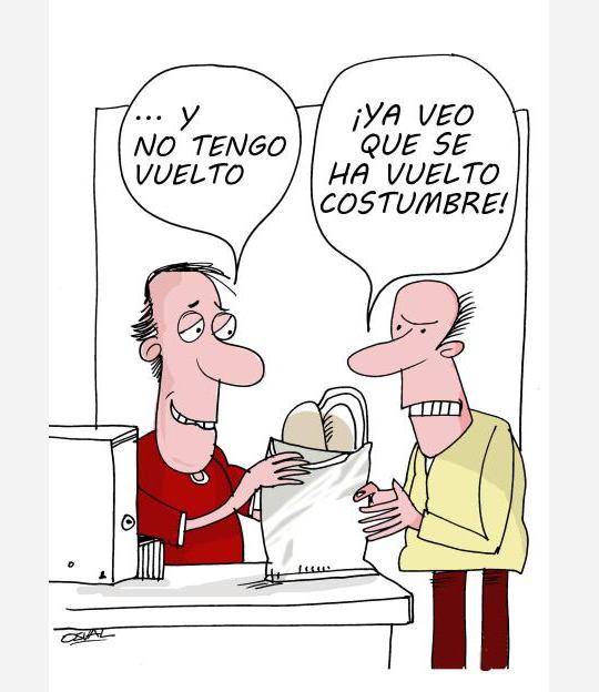 Caricatura: Sin vuelto