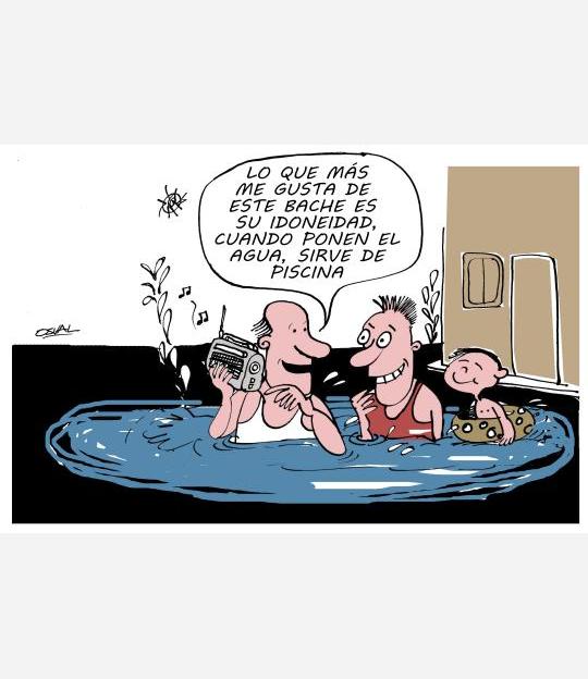Caricatura: El bache idóneo
