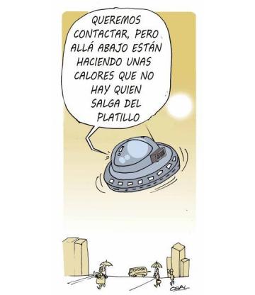 Caricatura: ET y calores
