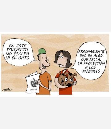 Caricatura: Protección animal