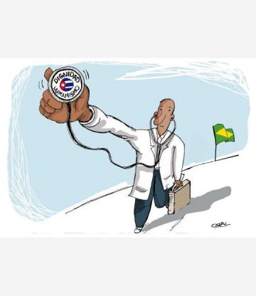 Caricatura: Más médicos: no continúa