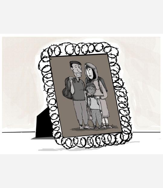 Caricatura: Portarretratos