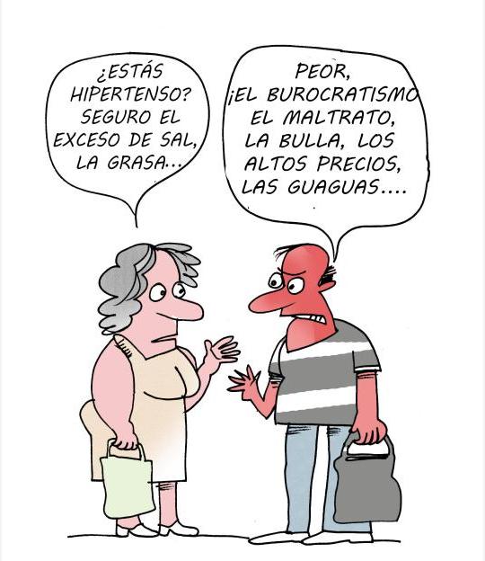 Caricatura: Hipertensión
