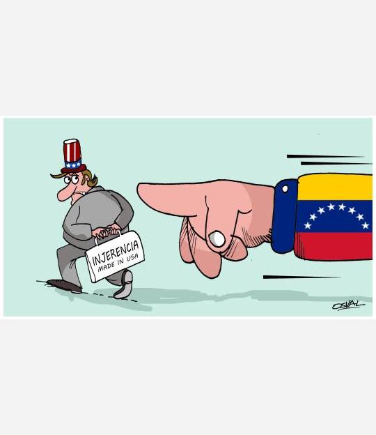 Caricatura: Fuera la injerencia