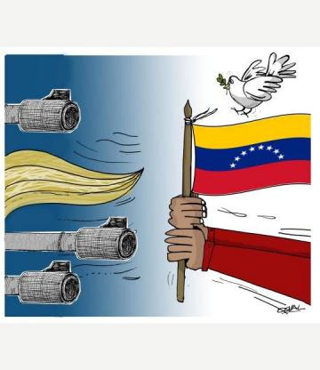 Caricatura: Venezuela resiste