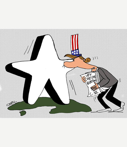 Caricatura: Ley Helms-Burton