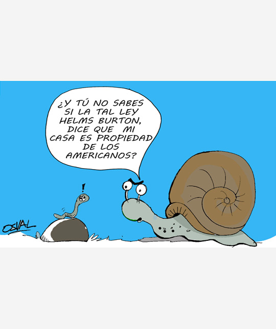 Caricatura: Casa caracol