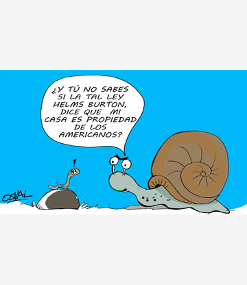 Caricatura: Casa caracol