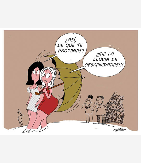 Caricatura: Obscenidades