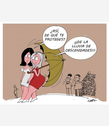 Caricatura: Obscenidades