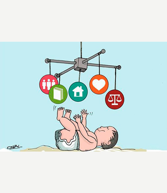 Caricatura: Derechos Humanos