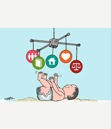 Caricatura: Derechos Humanos