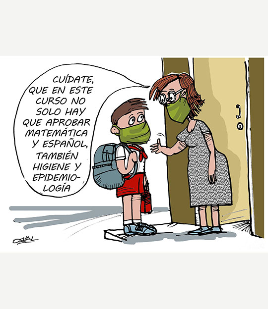 Caricatura: Inicio de curso