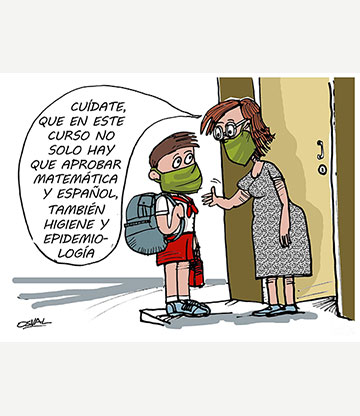 Caricatura: Inicio de curso