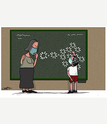 Caricatura: Uno más uno