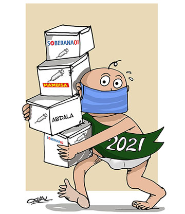 Caricatura: Año de vacunas
