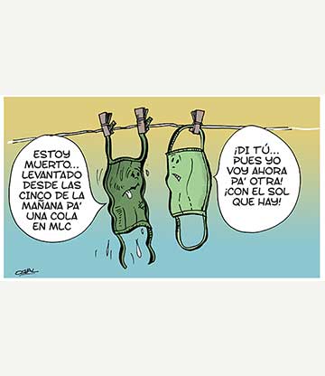 Caricatura: Mascarillas