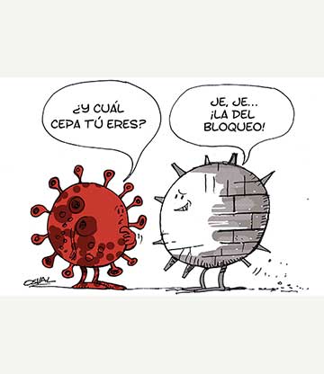 Caricatura: Cepa bloqueo