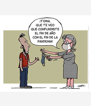Caricatura: Confundido