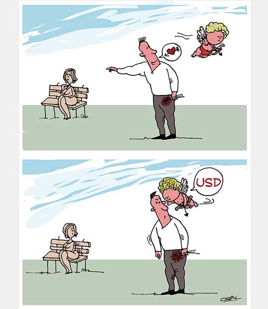 Caricatura: Cupido