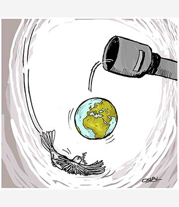 Caricatura: Salvemos el planeta